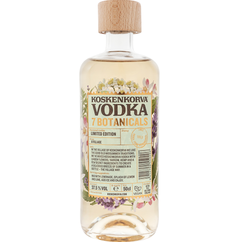 Koskenkorva 7 Botanicals Vodka 37,5% 0.5L